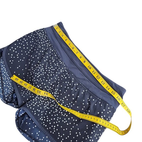 Lululemon Womens Groovy Run Shorts, Dot Navy, Athletic, Lined, Size 8 - Picture 6 of 8
